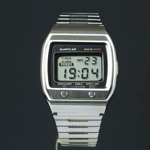 Mod A039-5019, vintage Seiko LCD watch from the A Series series