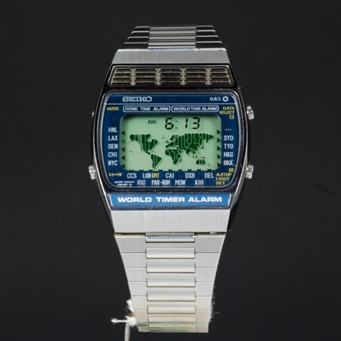 Mod A239-5010 World Time, vintage Seiko LCD watch from the A Series series