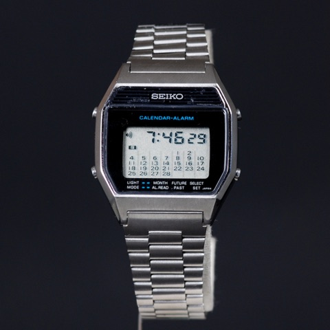 Mod A354-4000 Complete Calendar, vintage Seiko LCD watch from the A Series series
