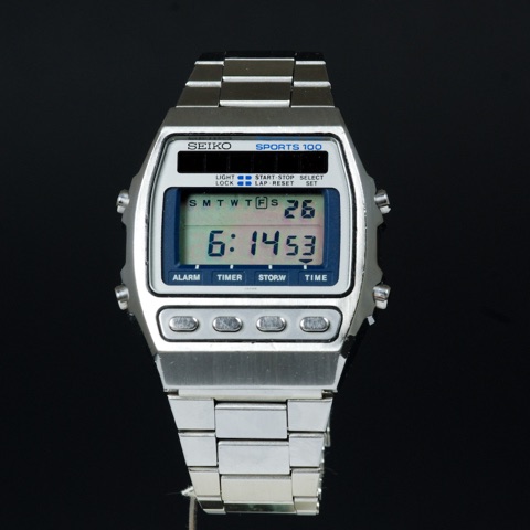 Mod A557-5020 Solar, vintage Seiko LCD watch from the A Series series