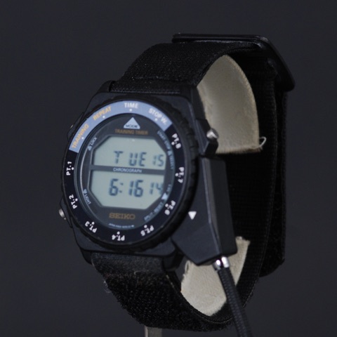 Mod A826-8010 Stop watch with pusher, vintage Seiko LCD watch from the A Series series