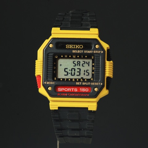 Mod A906-4A00, vintage Seiko LCD watch from the A Series series