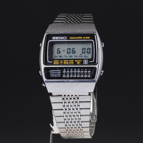 Mod C359-5000, vintage Seiko LCD watch from the C Series series