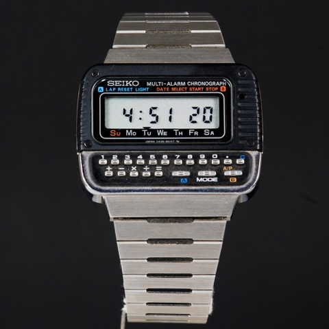 Mod C439-5010, vintage Seiko LCD watch from the C Series series
