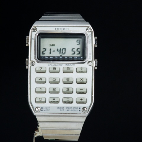 Mod C515-5000, vintage Seiko LCD watch from the C Series series
