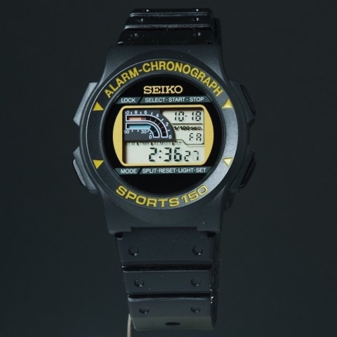 Mod G139-4A08, vintage Seiko LCD watch from the G Series series