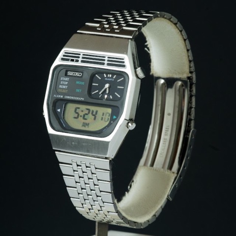 Mod H239-500C, vintage Seiko LCD watch from the H Series series