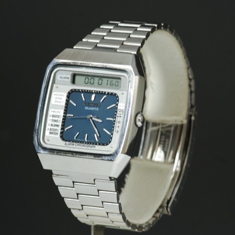 Mod H357-505D, vintage Seiko LCD watch from the H Series series