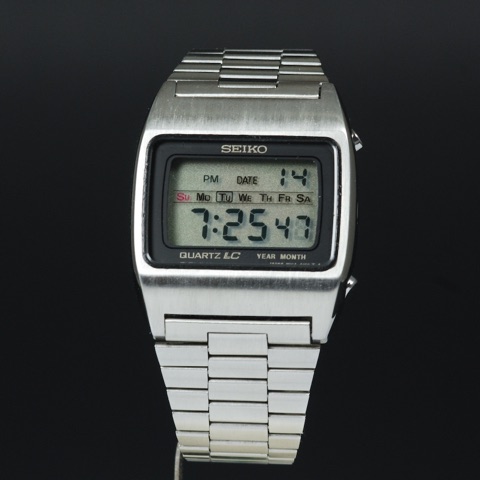 Mod M154-5009, vintage Seiko LCD watch from the M Series series