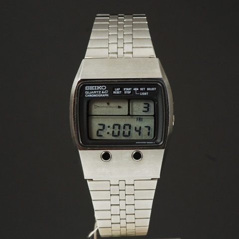 Mod M159-5050, vintage Seiko LCD watch from the M Series series