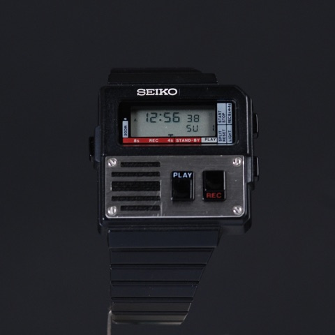 Mod M516-4009 Voice Recorder / Mod M516-4009, vintage Seiko LCD watch from the M Series series