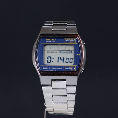 Mod 0138-5009 1976, vintage Seiko LCD watch from the O Series series