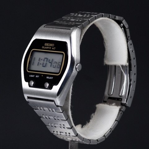 Mod 0664 1976, vintage Seiko LCD watch from the O Series series