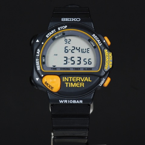 Mod S610-4010, vintage Seiko LCD watch from the S Series series